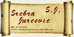 Srebra Jurčević vizit kartica